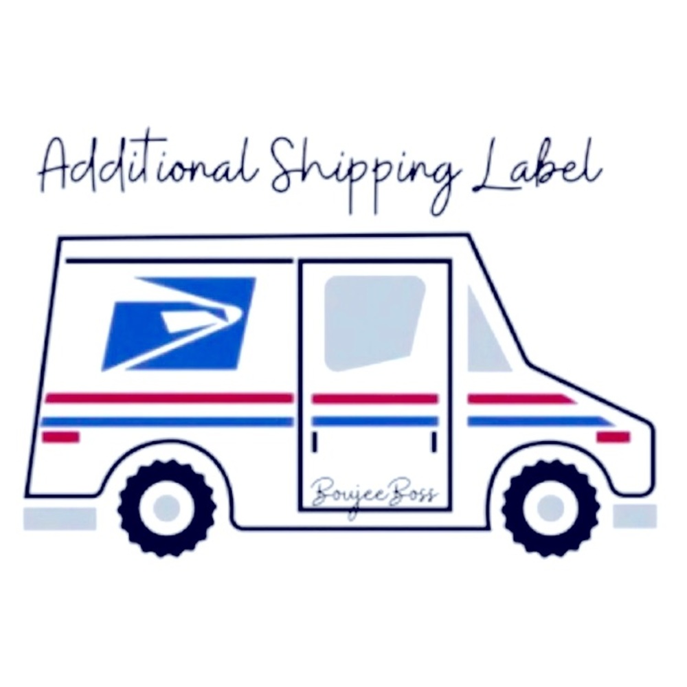 Extra Postage! Additional Shipping Label